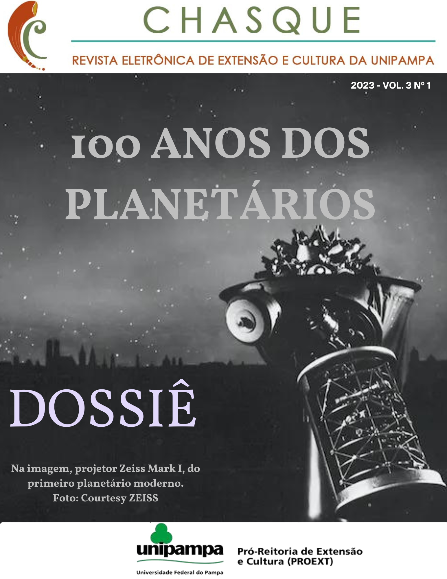 					Visualizar v. 3 n. 1 (2023): Dossiê Especial 100 Anos dos Planetários 
				