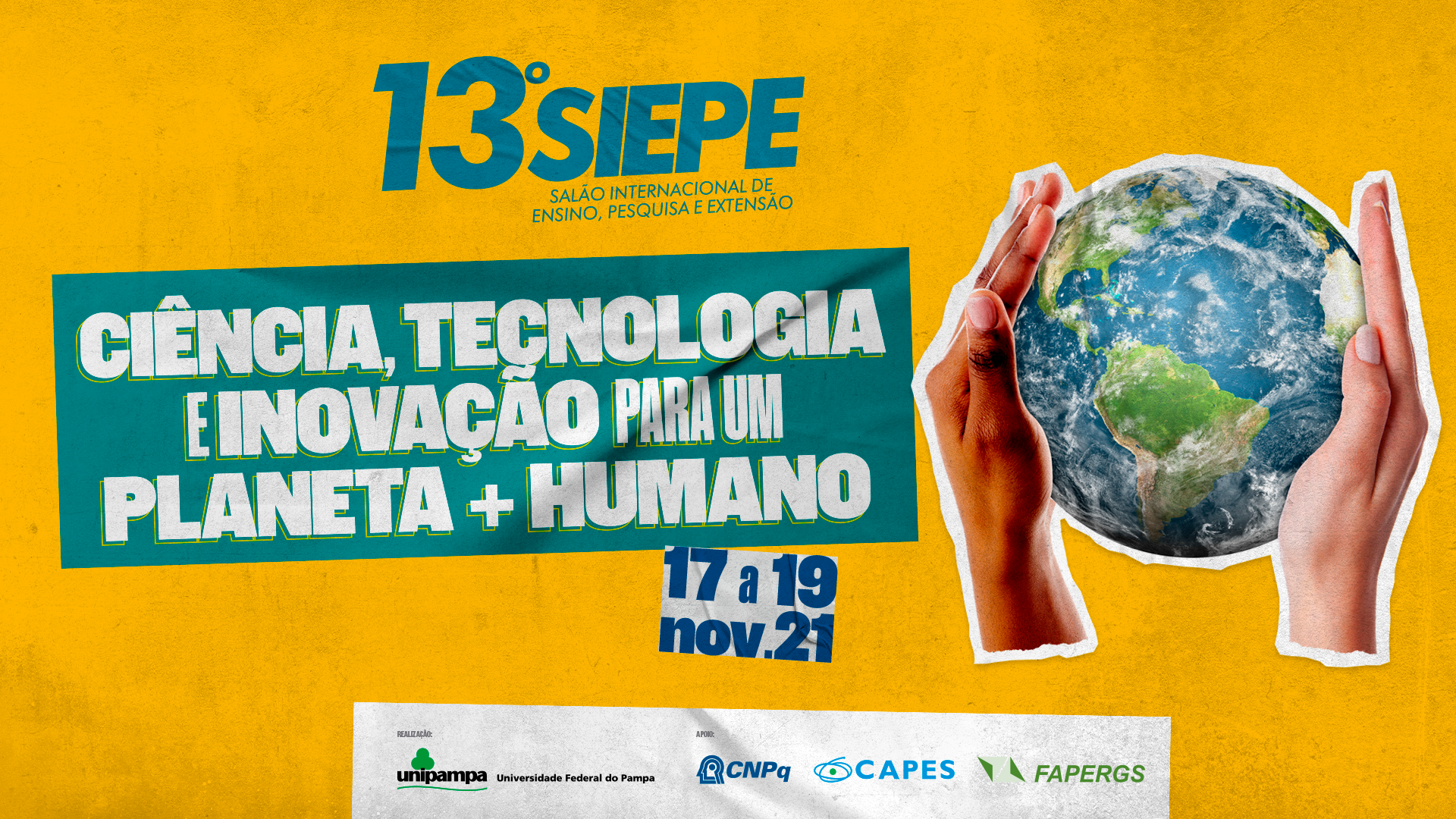 					Visualizar v. 13 n. 1 (2021): Anais do 13º Salão Internacional de Ensino, Pesquisa e Extensão da UNIPAMPA: Ensino
				